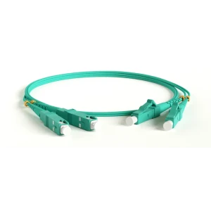 90893688 Патч-корд optic MM 50/125(OM3) LC-SC duplex Ethernet Lan витой LSZH 2 м бирюзовый STLM-1108986
