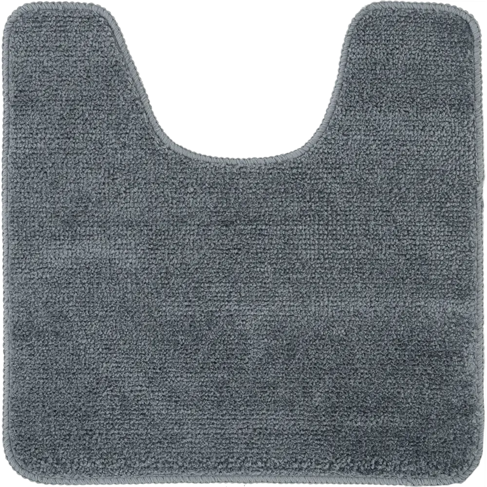 Коврик для туалета SWENSA Merci графитовый 50×50 см 89414010 STLM-1563552 - Вид №1