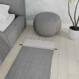Коврик Inspire декоративный хлопок ITATA 70x140 см цвет серый 85077957 STLM-2047838