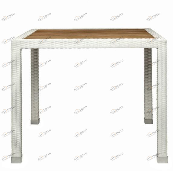 Il Giardino di Legno Квадратный садовый стол из синтетического волокна Fiji 4406