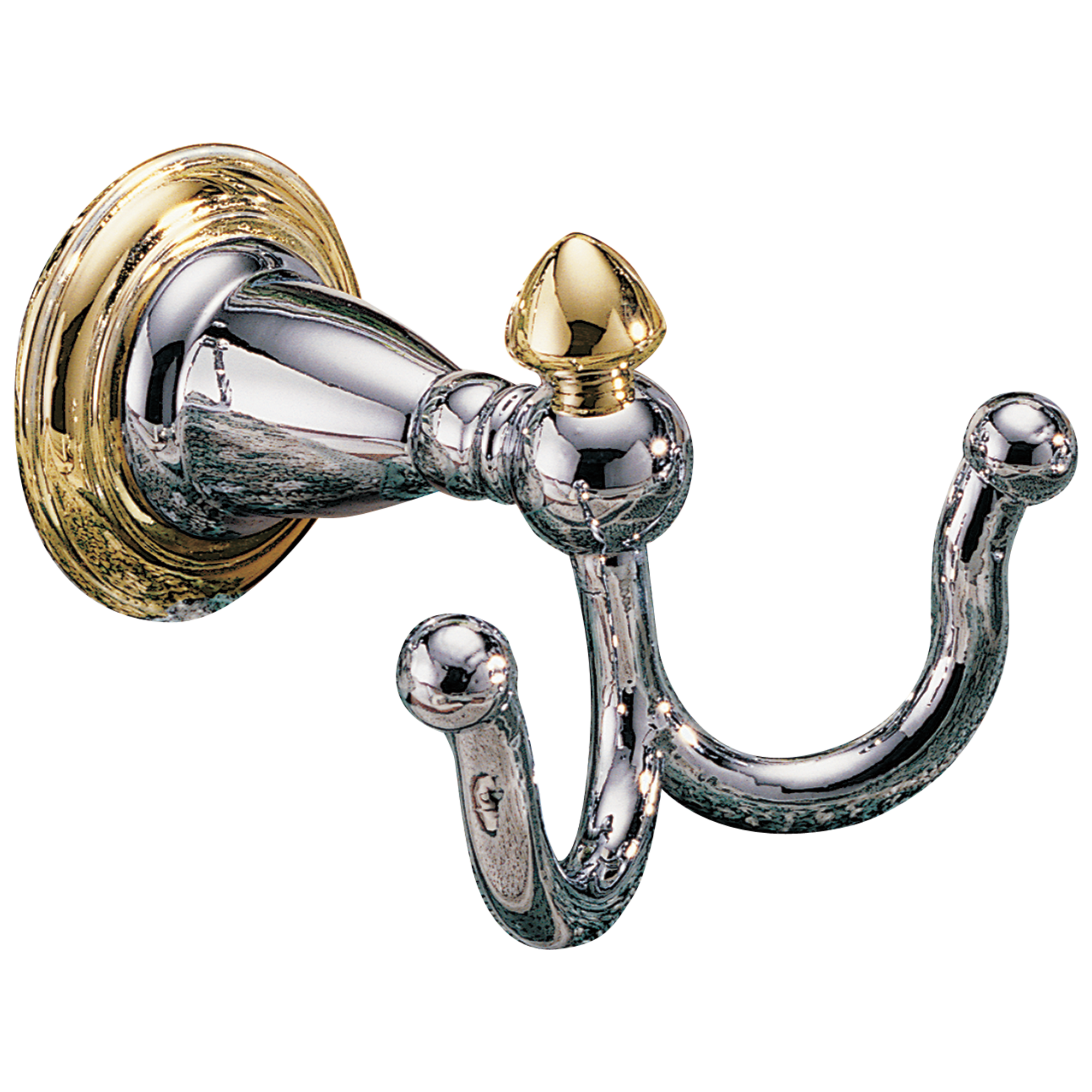 75035-CB Двойной крючок для халатов Delta Faucet Victorian Хром и полированная латунь
