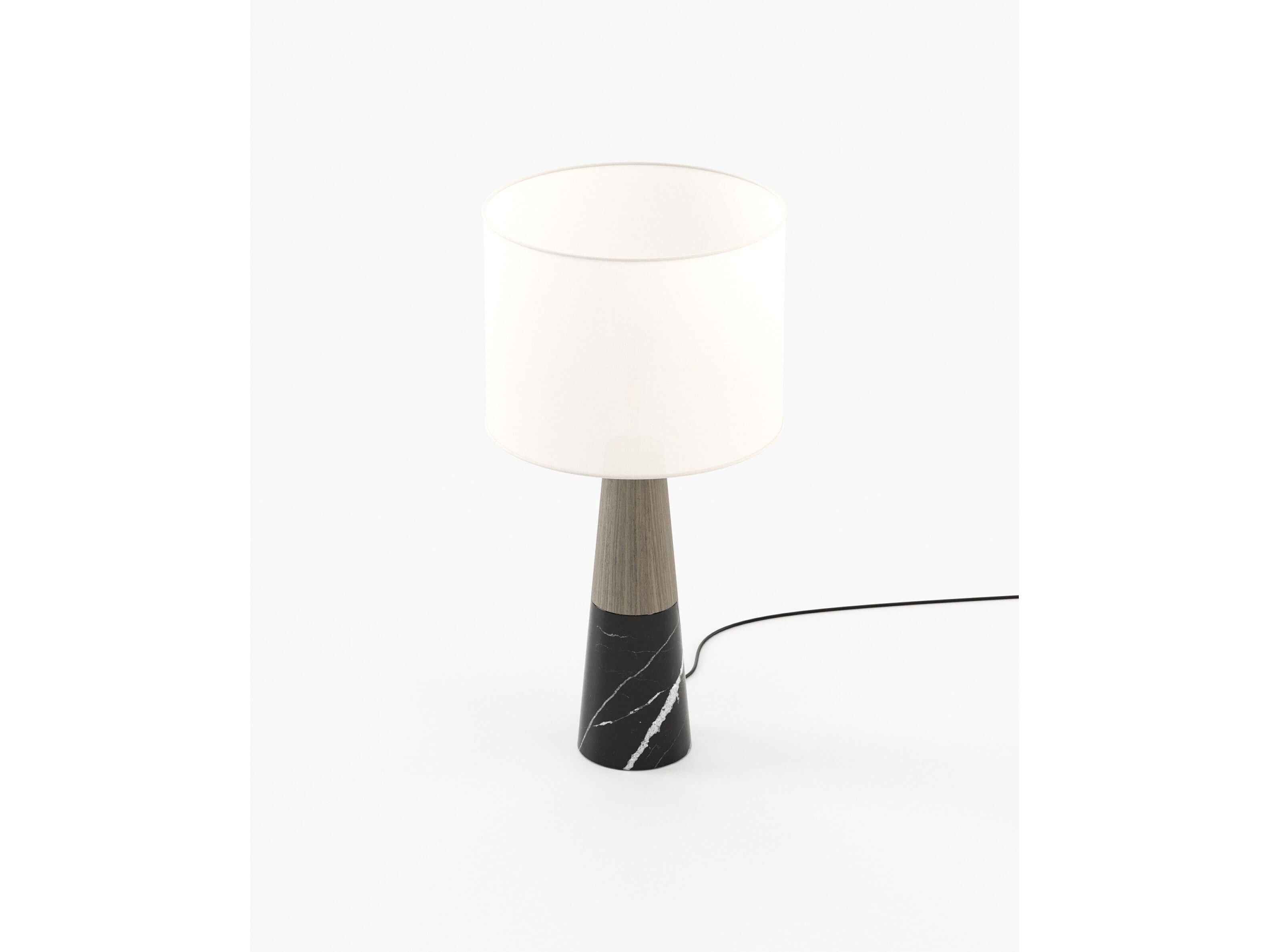 Настольная лампа из каррарского мрамора Laskasas JUDE ARCH-00022562 - Вид №1