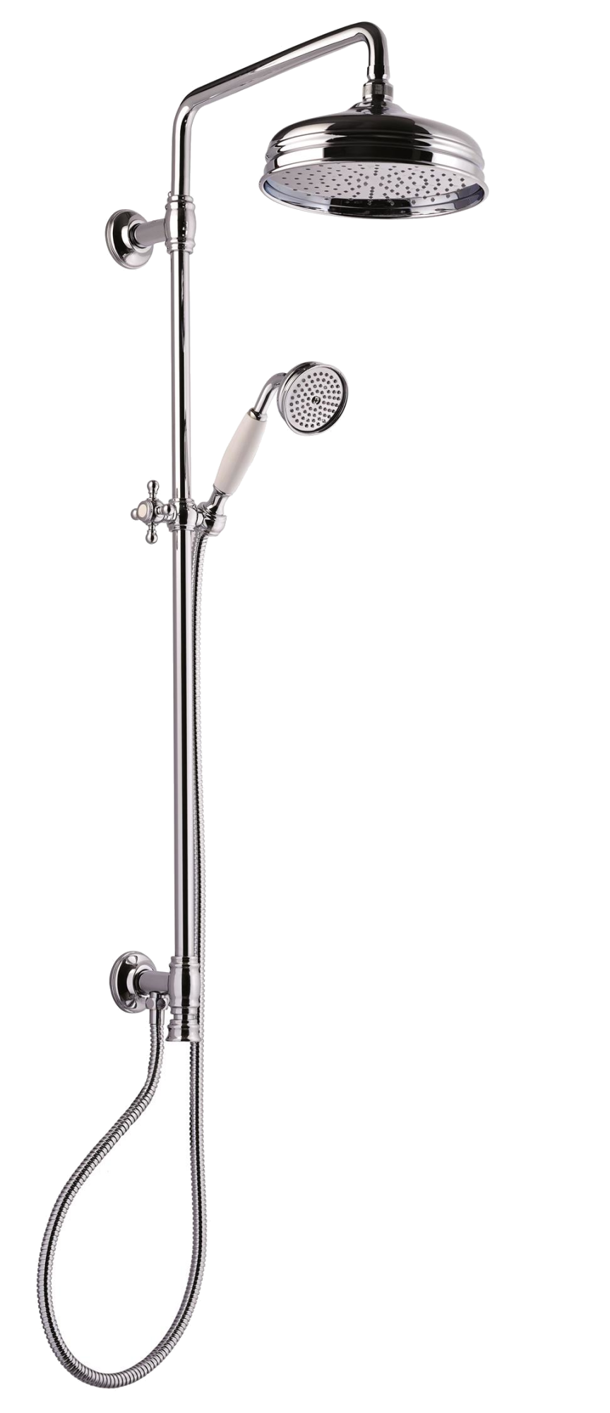 30025/IA-A-CR CARIMALI Колониальная розетка с высокой стенкой, Колониальная лейка душа 