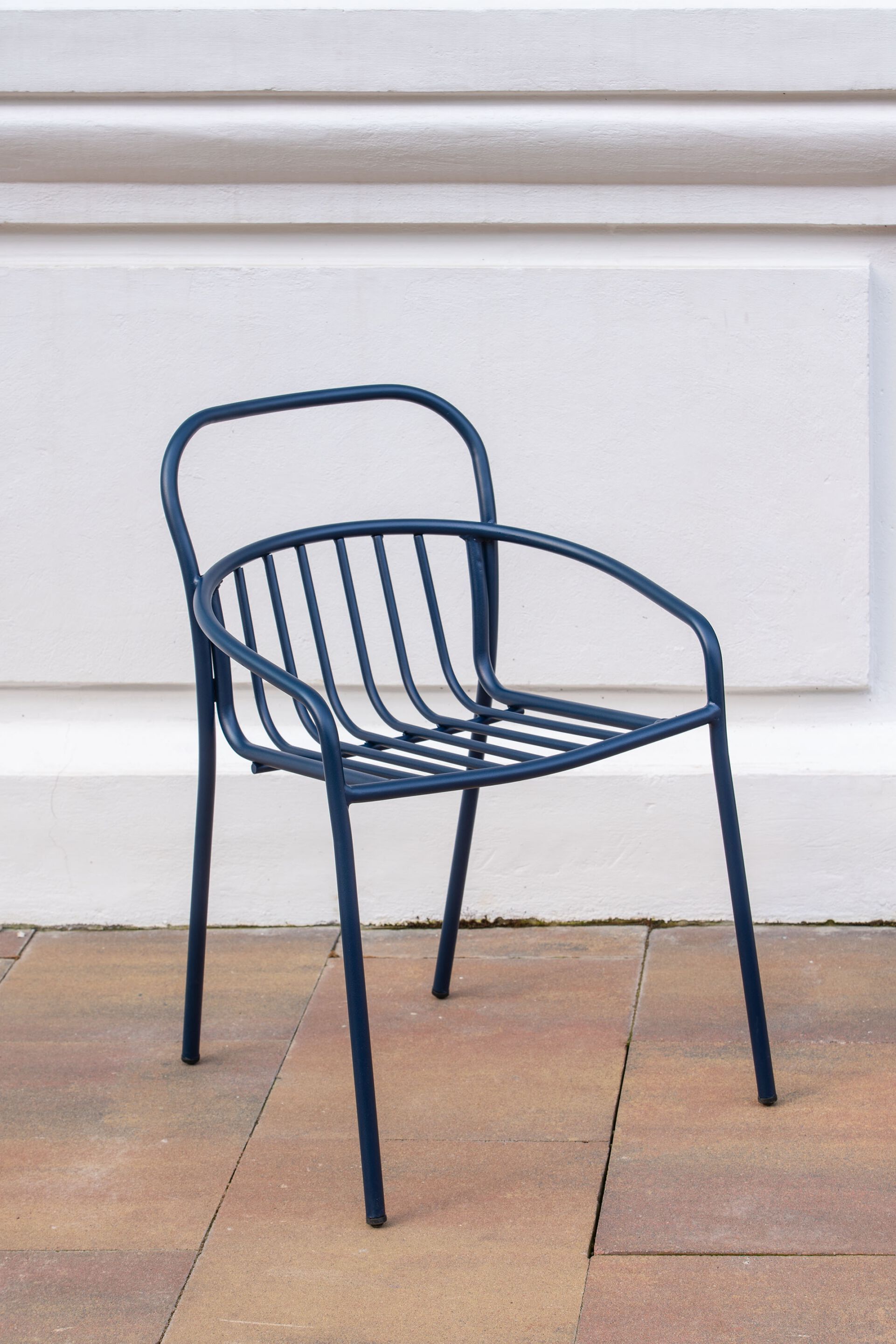 Стальной стул с порошковым покрытием с подлокотниками iSimar Cestat ARCH-00139801 - Вид №3