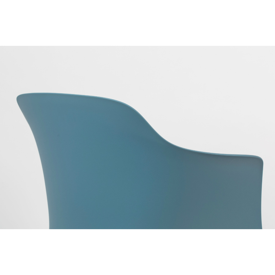 Кресло Tango, голубое White Label Living 1200175 - Вид №9