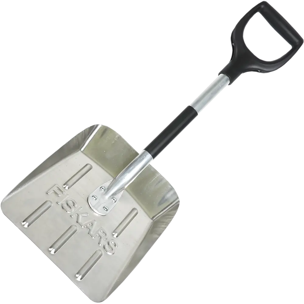 Лопата автомобильная для уборки снега Fiskars 25x71 см алюминий с черенком STLM-2190725