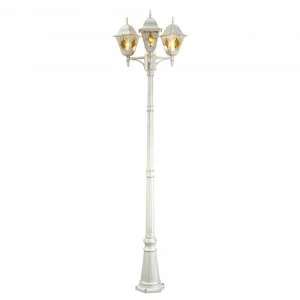 Садово-парковый светильник Arte Lamp Berlin A1017PA-3WG ARTE LAMP ФОНАРЬ 111390 Белый
