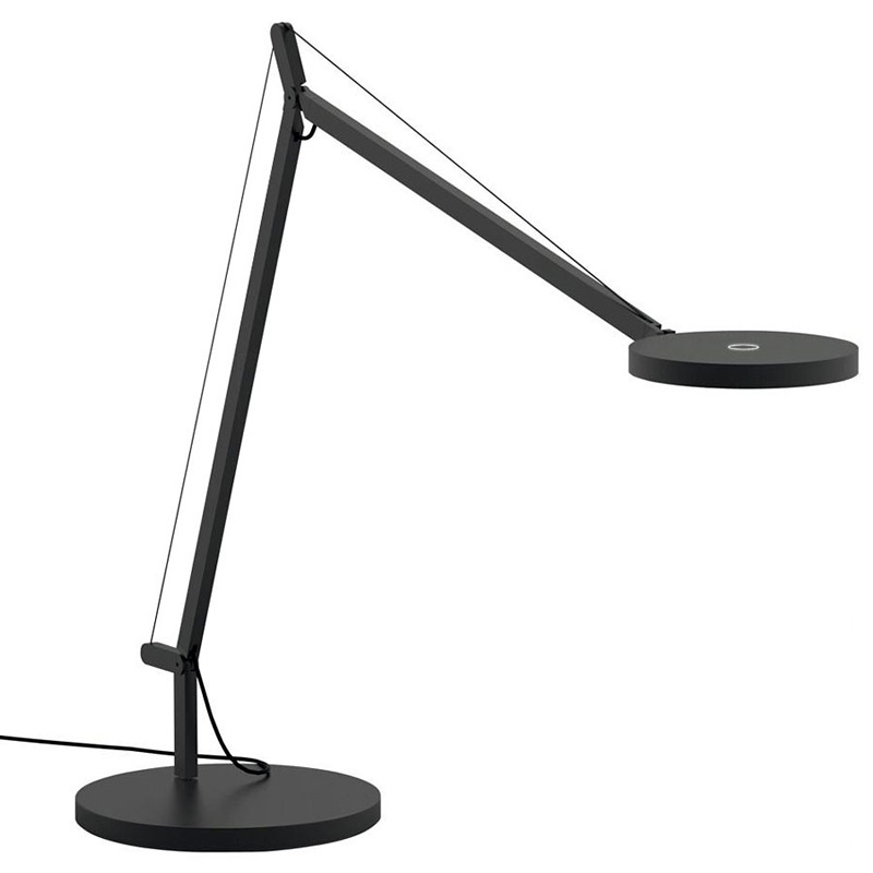 Настольная лампа с диммером 100х21 см черная Demetra 1734010A ARTEMIDE  00-3883003 Серый  - Вид №2