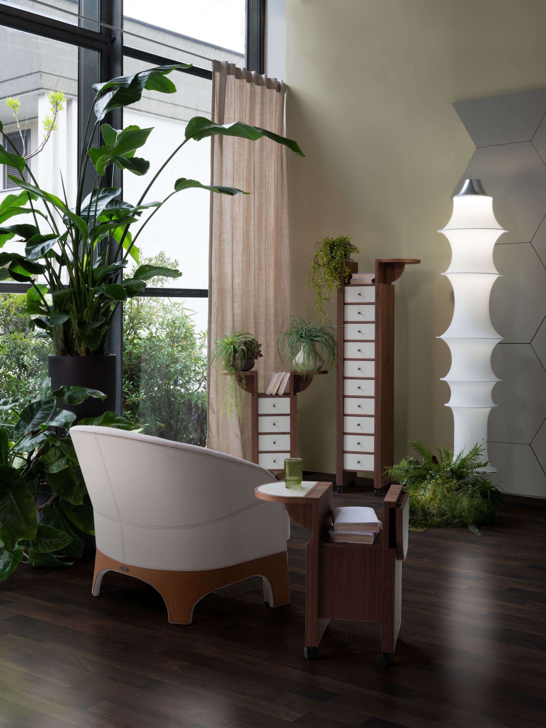 Кресло из ткани и кожи Casa Covre ADELAIDE ARCH-00080885 - Вид №5