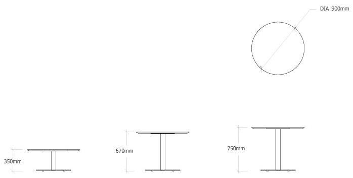 TRIBÙ Круглый садовый стол из вулканического камня T-table D2160/2161/2162/2163 - Вид №8