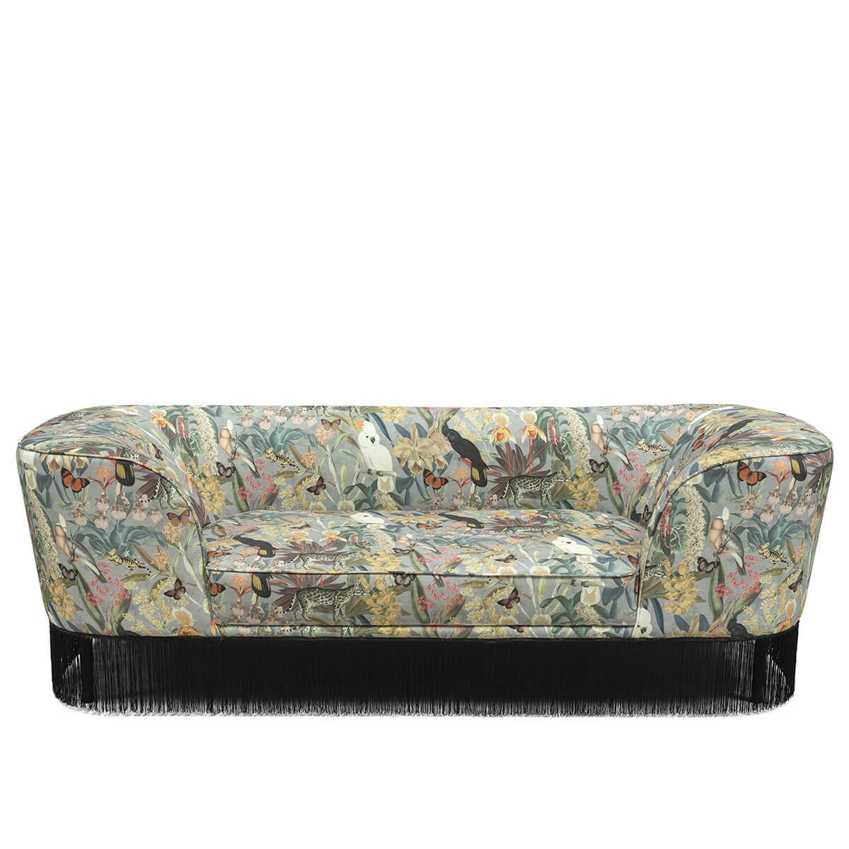 700485-91 ABHIKA ДИВАН RETRO JUNGLE H70 180X70 GREY 