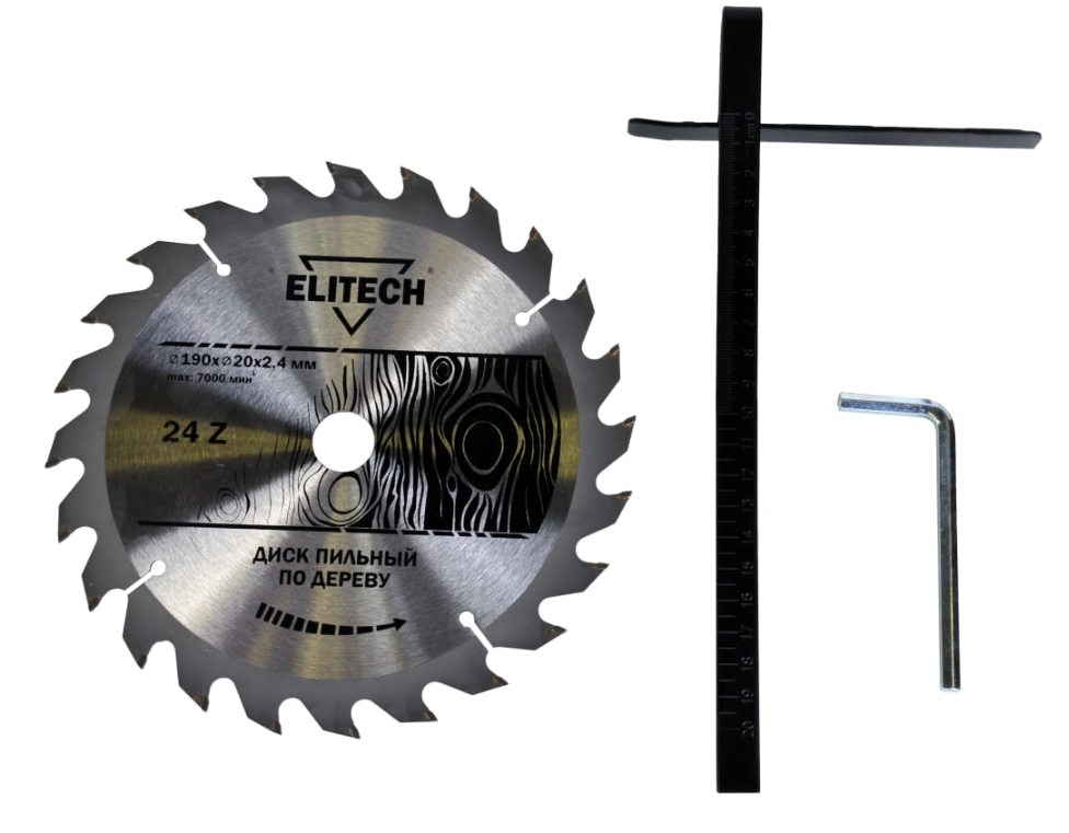 Пила дисковая ELITECH ДМ ПД 190 9033360 STDN-0001495 - Вид №4