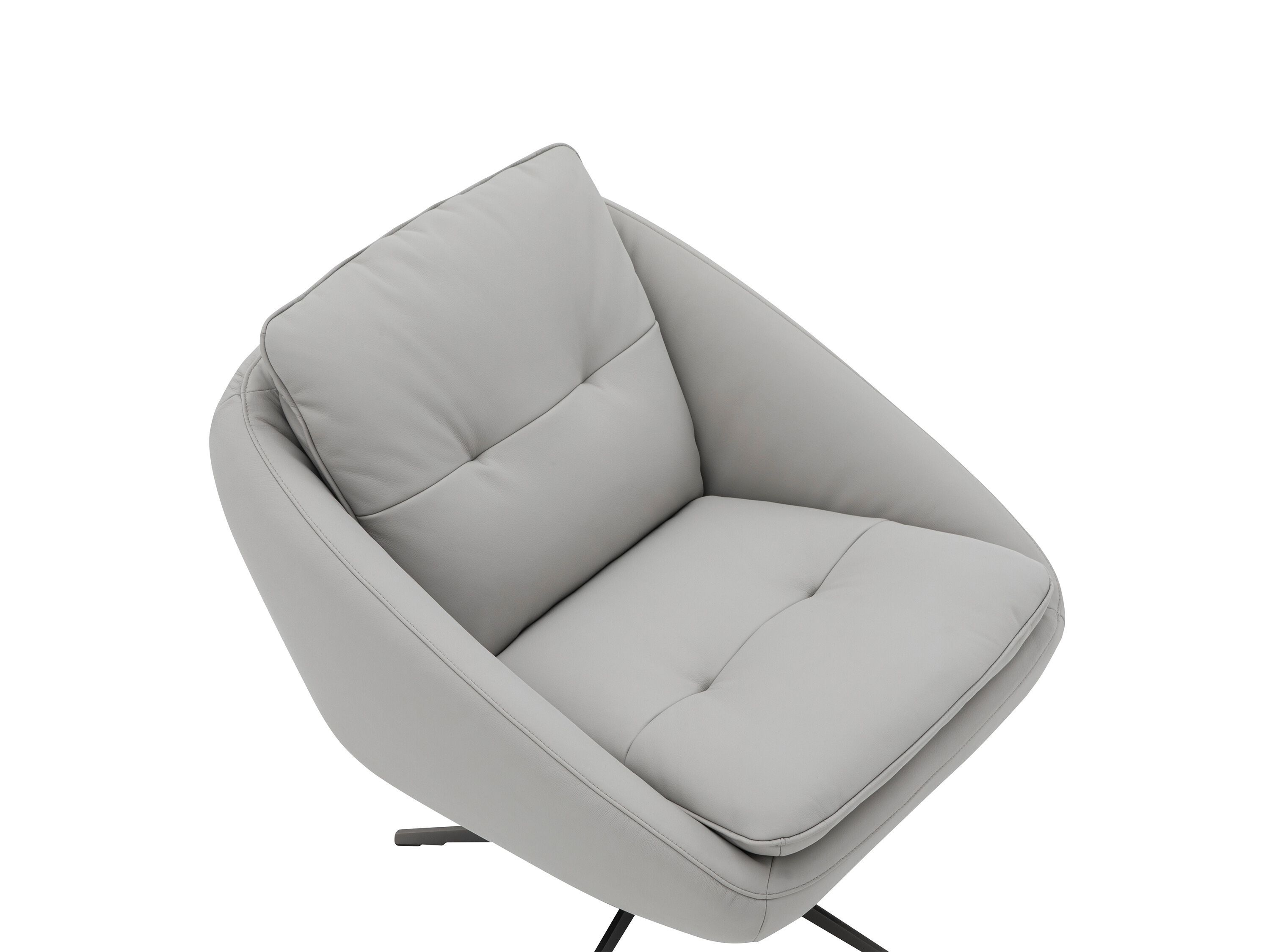 Вращающееся кресло с кожаными спицами CAMPO DE' FIORI COCOON ARCH-00055038 - Вид №3