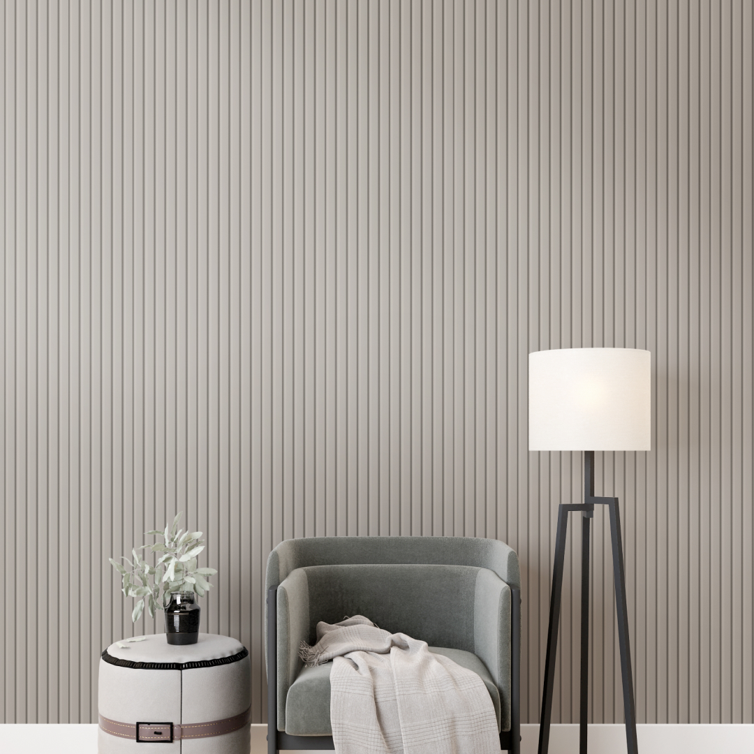 Профиль Финиш МДФ Stella Beats De Luxe Sandgrau 2700x77x16 (упак.4шт.) STSR-215 - Вид №1