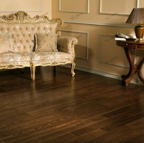 Массивная доска Ashton Бристоль Ясень Натур (Гладкая) 910х125 мм 1000300007