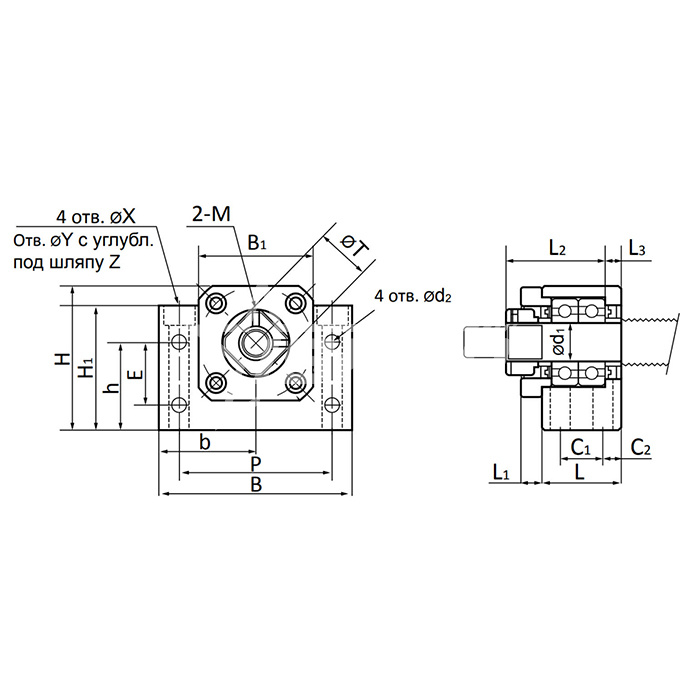 IS364 Опора ШВП BK17 ISKRA  - Вид №1