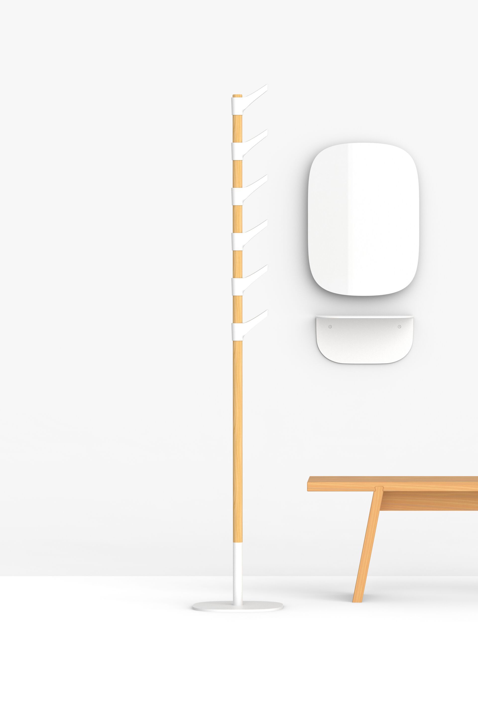 Настенное стеклянное зеркало FUNCTIONALS слайд ARCH-00054192 - Вид №6