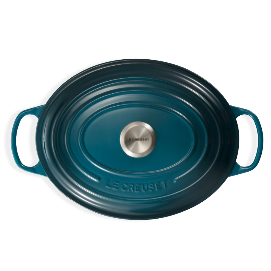 Утятница чугунная Le Creuset, Ø29 см, светло-голубая 21178296422430 - Вид №3
