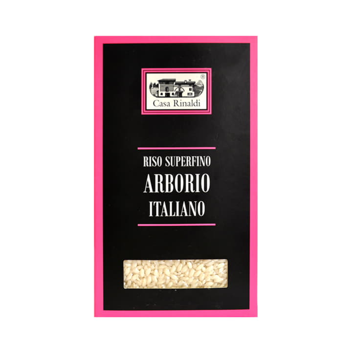 Рис Арборио среднезёрный обрушенный не полированный Casa Rinaldi 500 г Santreyd 12198