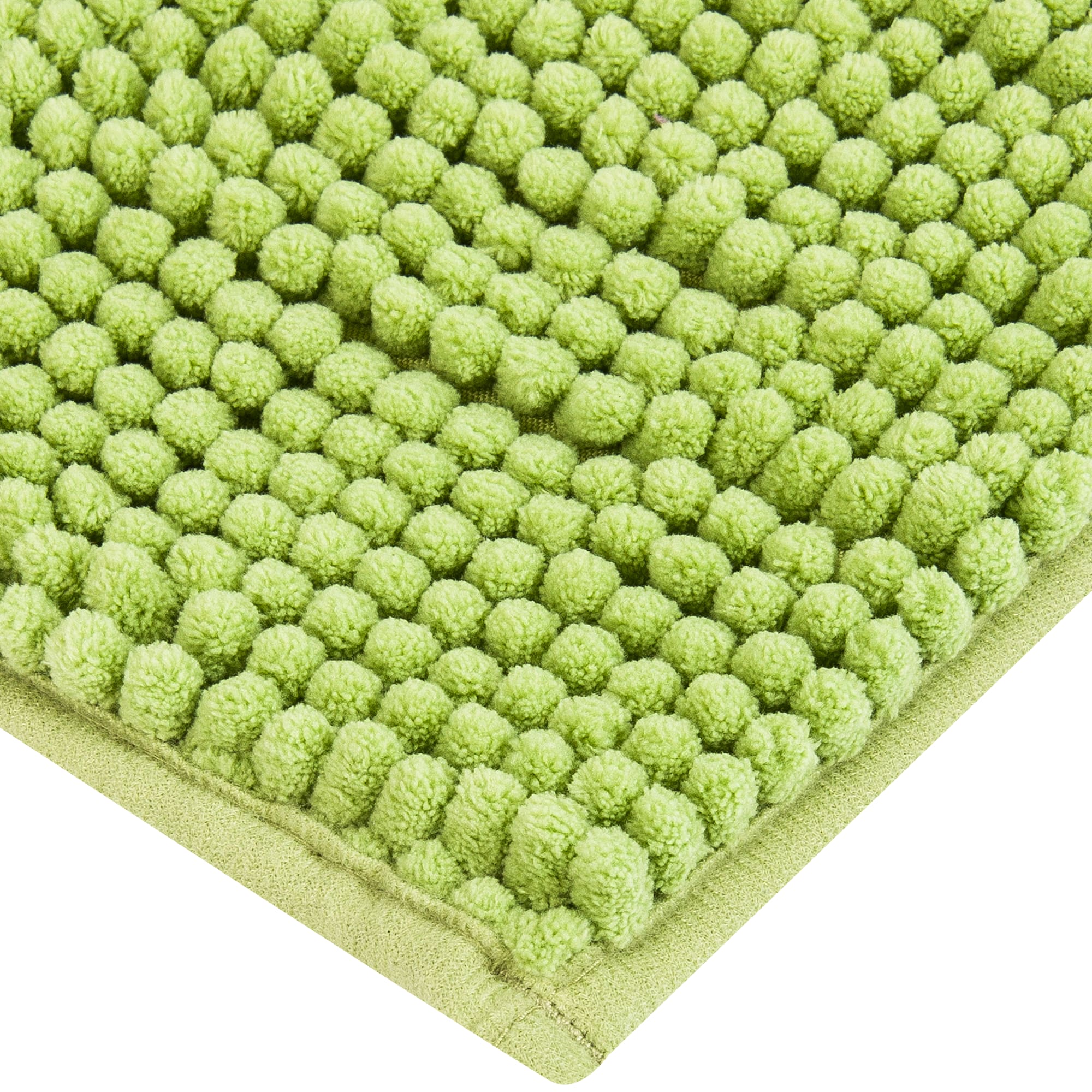 82345849 Коврик для ванной комнаты 45х70 см цвет зелёный Merci Santreyd - Вид №1