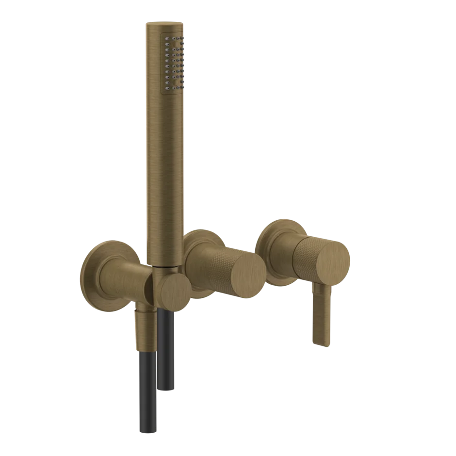 Смеситель для ванны-смеситель для душа 58345 713 Gessi Inciso СТАРИННАЯ ЛАТУНЬ 58345713