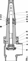 Danfoss SVA-L — запорные клапаны с удлиненным штоком SVA-L 15 A ANG CAP Запорный клапан 148B5261  - Вид №7
