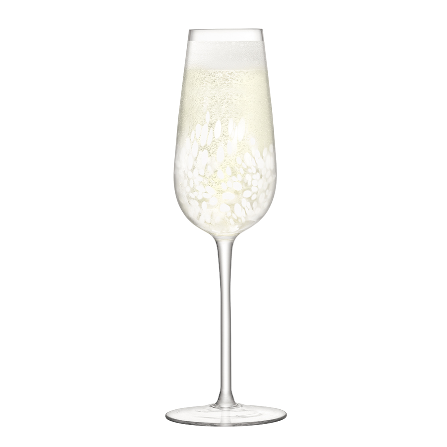 Набор из 2 бокалов-флейт для шампанского Stipple 250 мл LSA International G133209602 - Вид №3