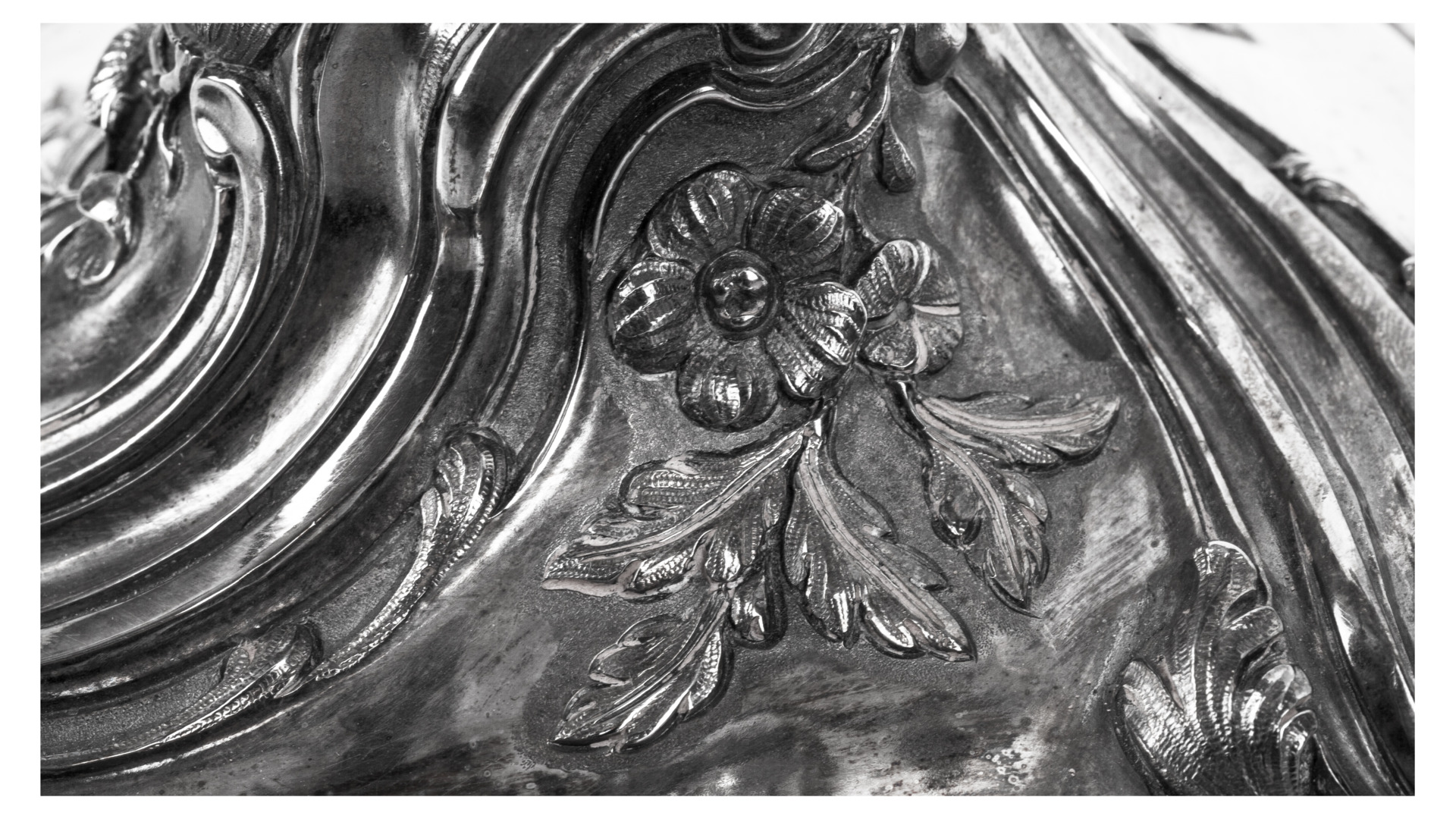 101989 Odiot Канделябр семирожковый Odiot "Рокайл" (серебро 925) 60см Серебро 925  - Вид №11