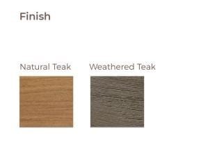 Садовая кровать с откидной спинкой из тикового дерева с колесами POINT Paralel ARCH-00036556 - Вид №10