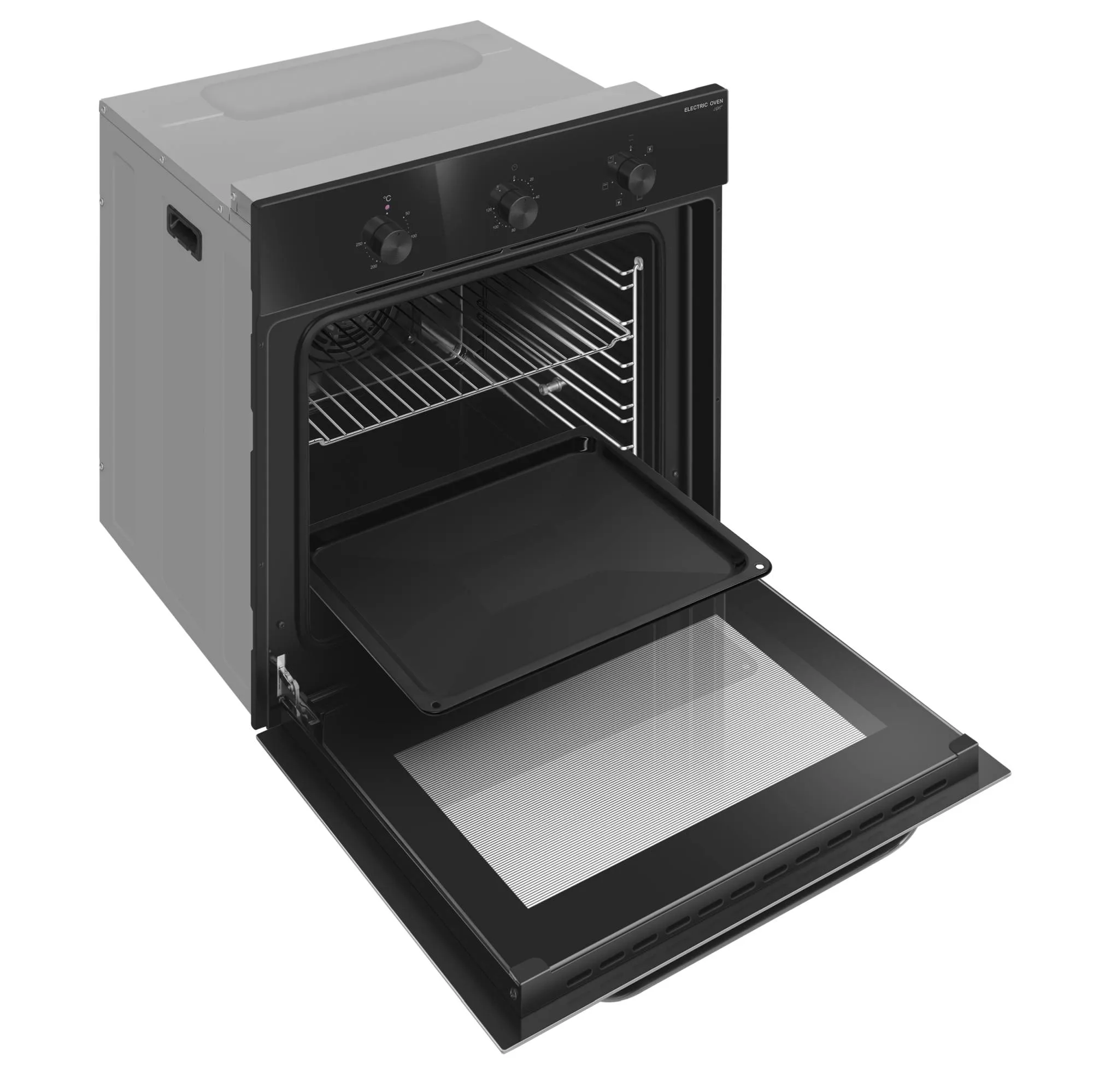 9168830 Электрический духовой шкаф Meferi MEO606BK LIGHT черный STDN-0076211 - Вид №4