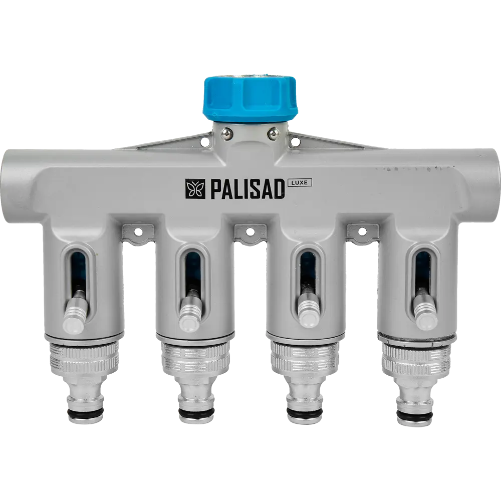 Разветвитель четырехканальный для шланга Aquacraft 3/4" PALISAD STLM-2158533