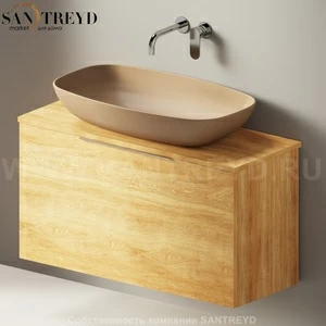 Flaminia BOX Настенная тумба для раковины 95 см с 1 ящиком BX822.WQ