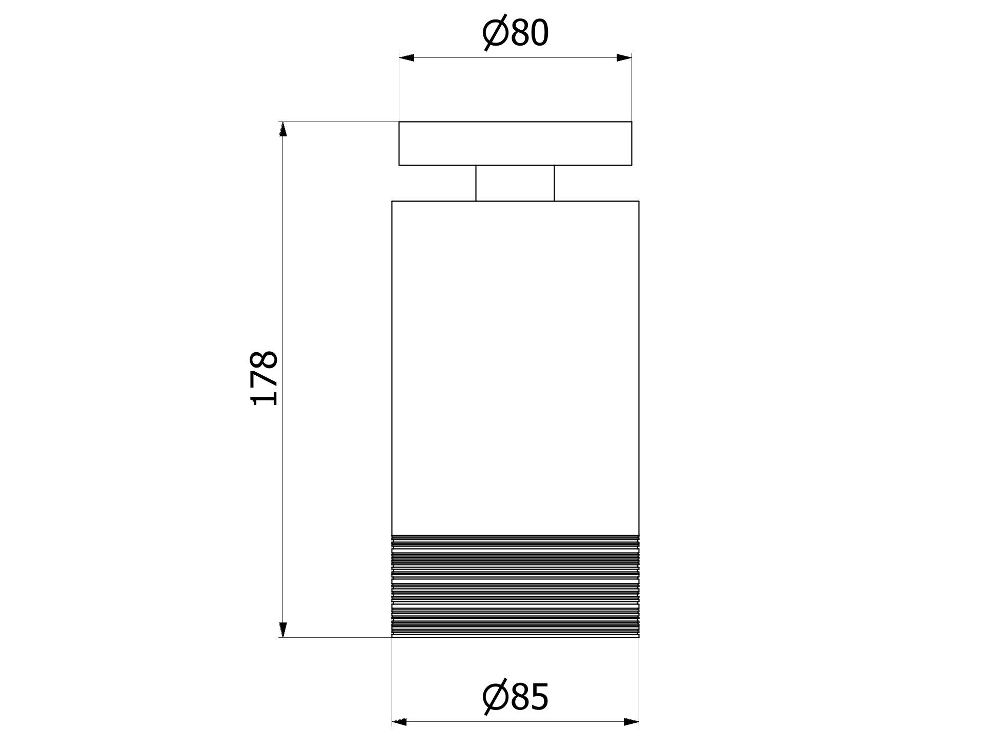 Круглая потолочная душевая головка IB винил ARCH-00137191 - Вид №11