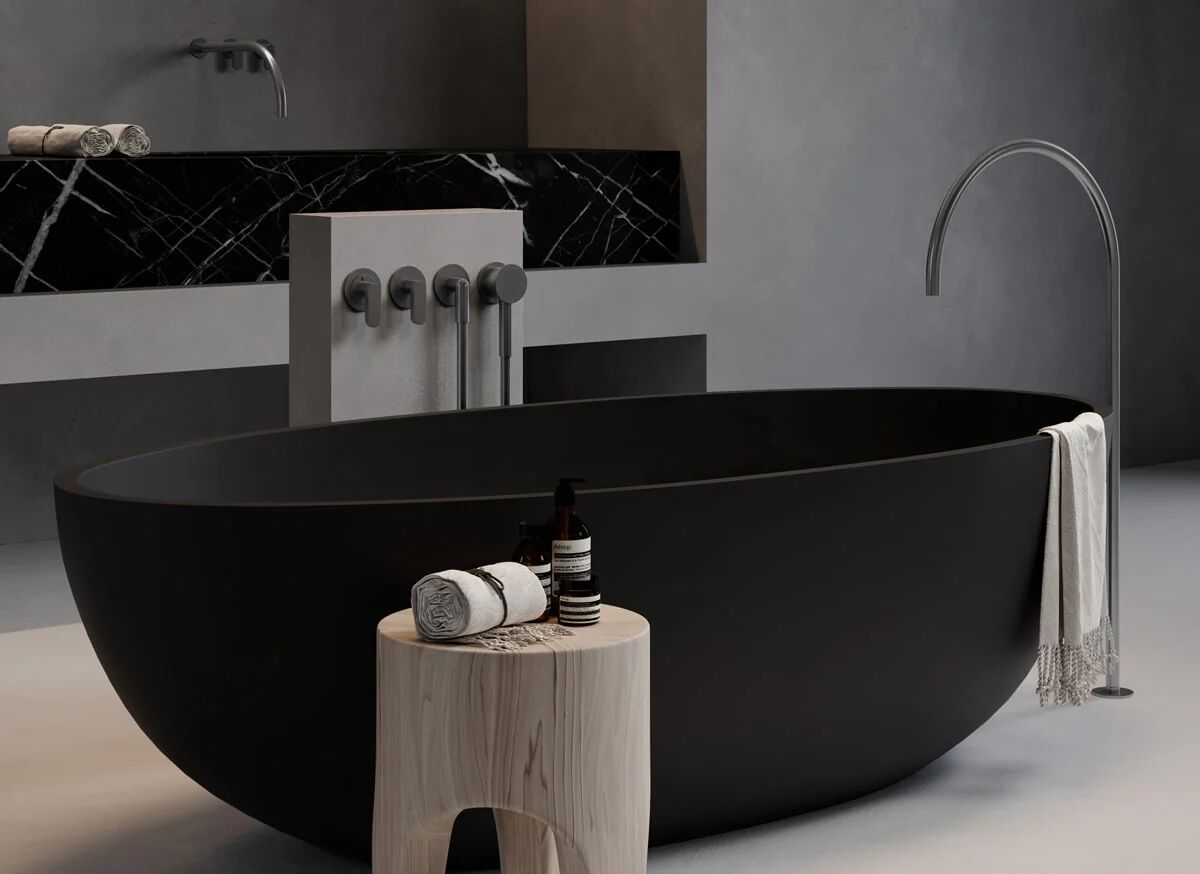 Набор термостатических ванн из нержавеющей стали с ручным душем COCOON John Pawson ARCH-00047302 - Вид №6