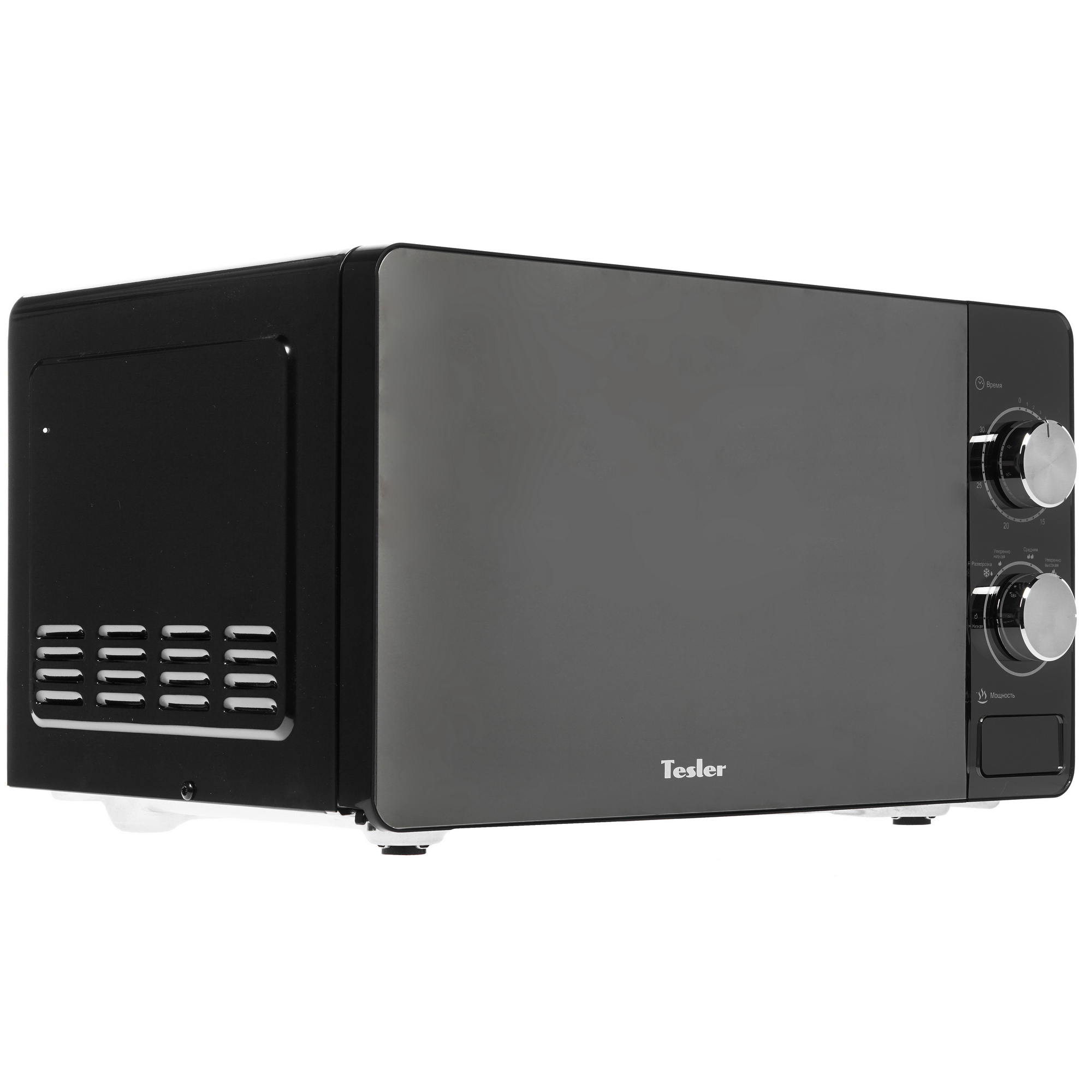 1224003 Микроволновая печь Tesler MM-2002 зеркальный, черный STDN-0084497 - Вид №1