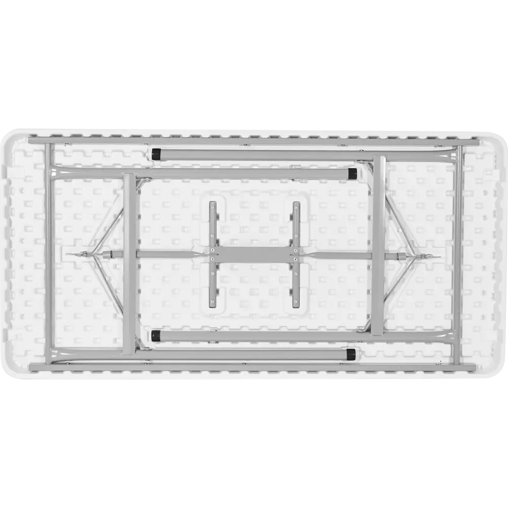 Стол садовый Сатурн СТС120 складной 61x74x122 см пластик белый 89179333 STLM-2118253 METMEBEL  - Вид №4