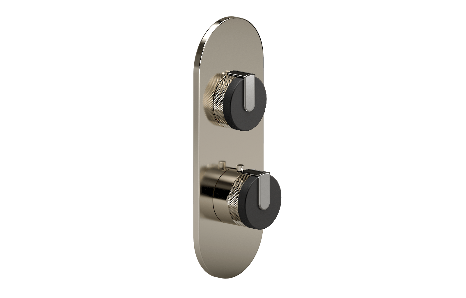 E-8026-R1MBKE0-L1PC-PN-T Планка M-Series с 2 ручками - Внешняя часть GRAFF MOD+