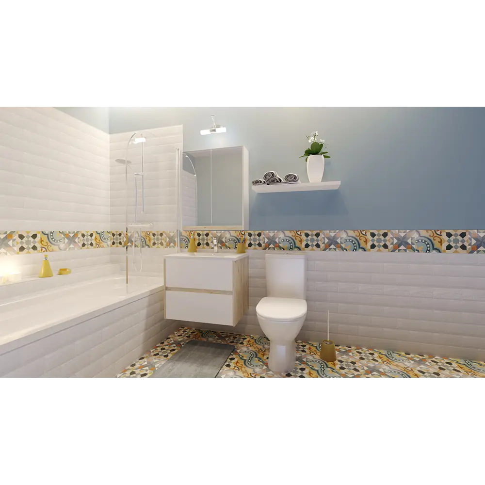 SANITA LUXE Квадро 60 — накладная раковина для тумбы Торонто 17215631 STLM-0007663 - Вид №6