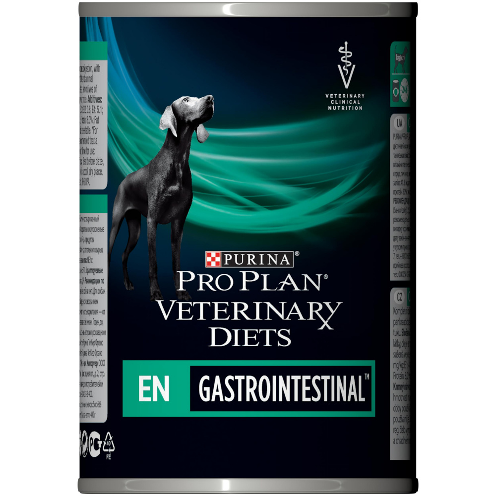 ПР0033146 Корм для собак Veterinary Diets EN Gastrointestinal при расстройствах пищеварения, конс. 400г Pro Plan 