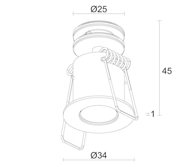 Латунный светодиодный светильник L&L Luce&Light Eyes ARCH-00006679 - Вид №6