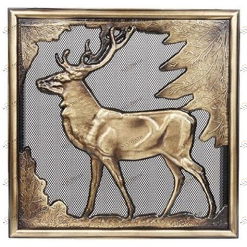 Вентиляционная решетка Kratki Олень 5449