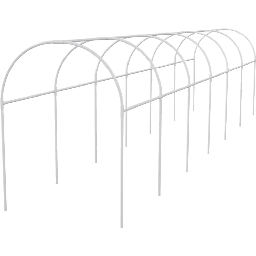 Каркас парника гофрокороб 1.1x3x1.2 м белый GARDEN SHOW STLM-2041820