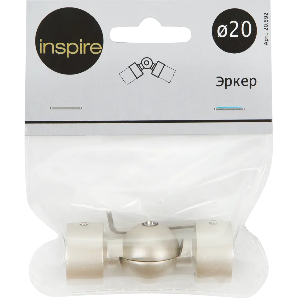 Эркер 2 см матовая сталь INSPIRE STLM-2191320 - Вид №2