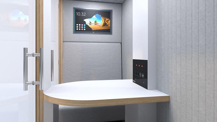 SBS Silence Business Solutions Акустическая будка с мультимедийным подключением для двух человек Procyon sun-id-1433376 - Вид №2