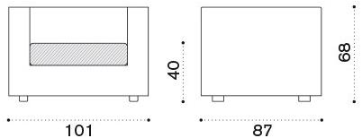 Ethimo Садовое кресло из ethimo etwick® с подлокотниками Cube Cbpo2000 - Вид №5