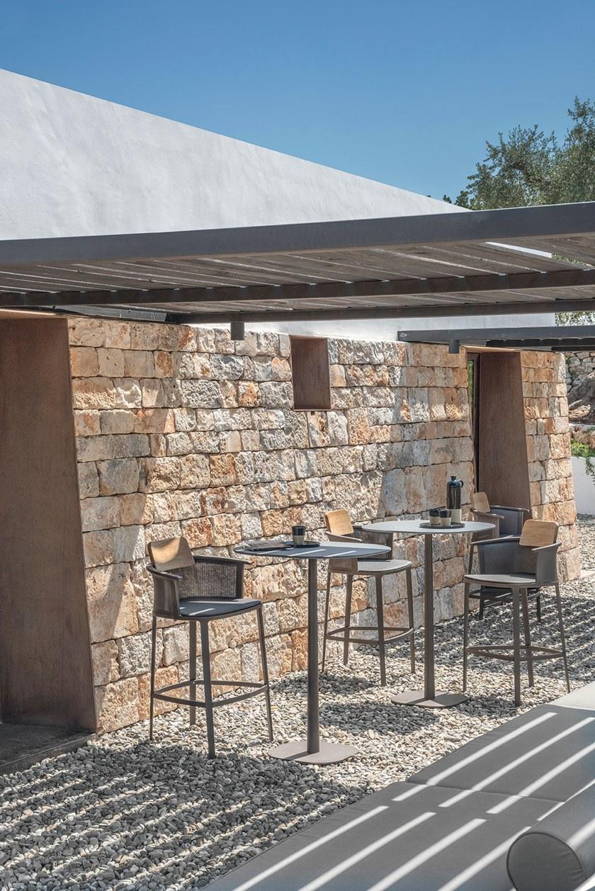 Ethimo Табурет садовый высокий алюминиевый Nicolette sun-id-1499305 - Вид №6