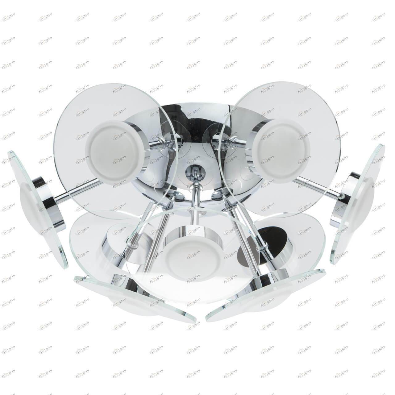 Потолочная светодиодная люстра De Markt Граффити 18 678012209 хром DE MARKT ГРАФФИТИ 18 184326 Хром 