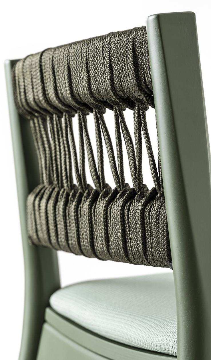 TrabA' Деревянный табурет со встроенной подушкой и подставкой для ног Julie 0029-in - Вид №1