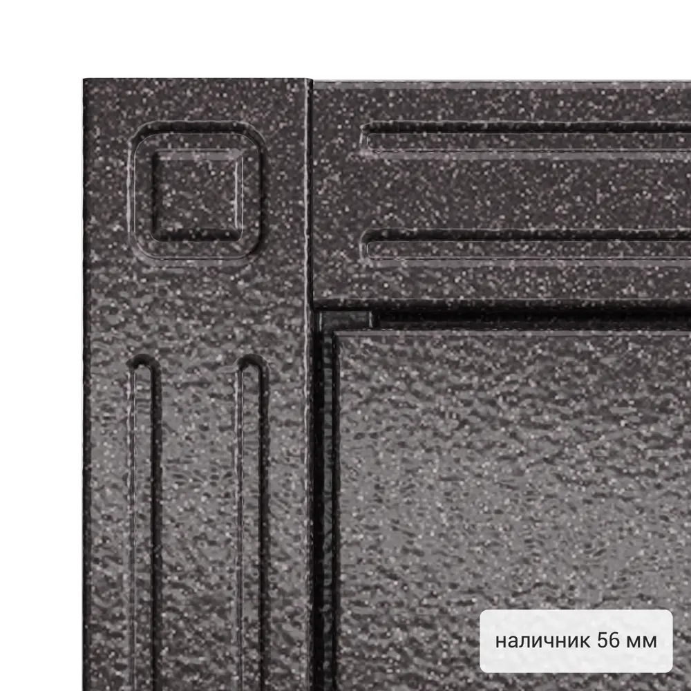 Дверь входная металлическая Термо, 880 мм, правая, цвет фрам орех TOREX STLM-2037201 - Вид №3