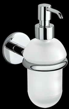 ST127 Дозатор для жидкого мыла, настенный, из матового стекла bagno&associati STANZA